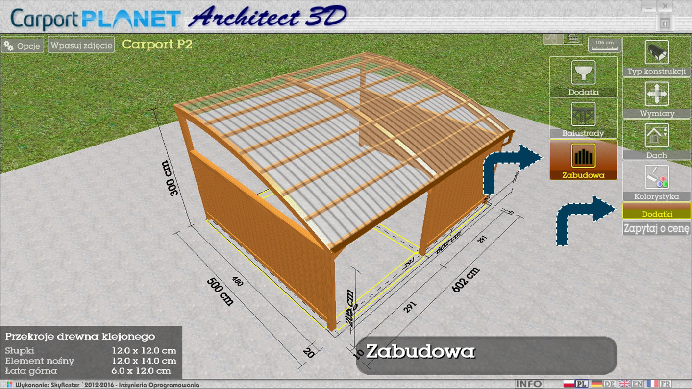 Instrukcja Architekt 3d Carport Planet Domy I Konstrukcje Z Drewna Klejonego Warstwowo Bsh