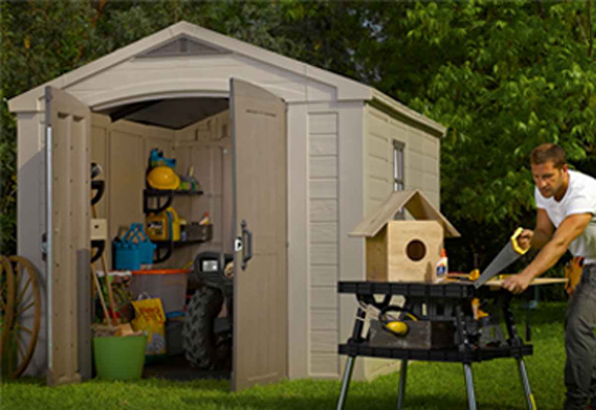 GARDEN HOUSES AND TOOL CABINETS